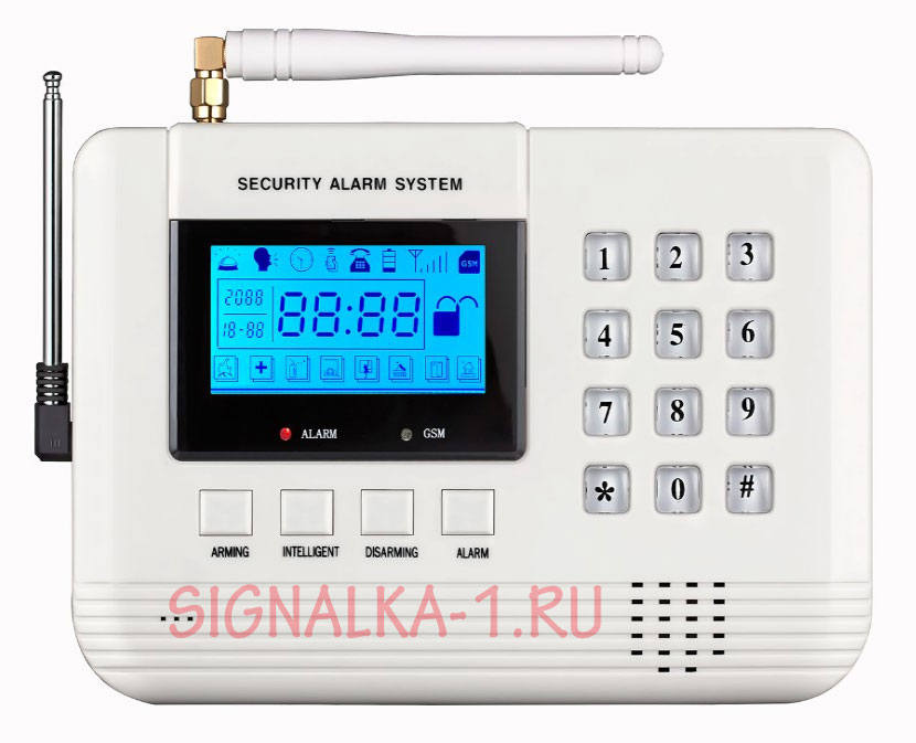 База сигнализации Security Alarm System передняя панель